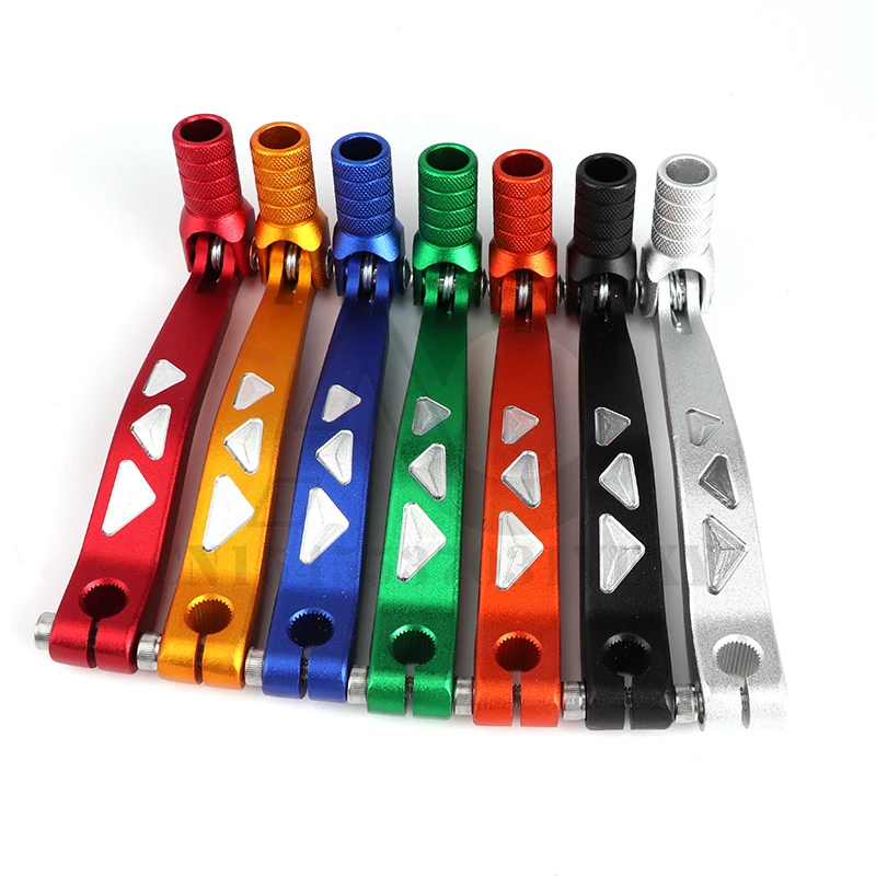 Universal CNC Aluminum Gear Shifter Lever for Kayo T2 T4 T4L ATV Dirt Bike Off Road Motorcycle Bicycle Upgrade
Universal CNC Aluminum Gear Shifter Lever for Kayo T2 T4 T4L ATV Dirt Bike Off Road Motorcycle Bicycle Upgrade