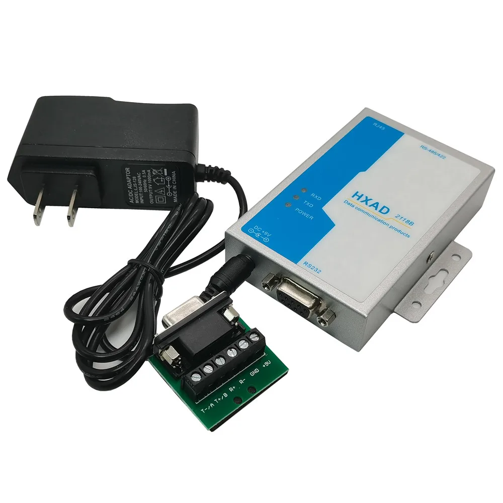 Serial Device Server RS232 RS485 RS422 to Ethernet RJ45 TCP IP Converter With power adapter
Serial Device Server RS232 RS485 RS422 to Ethernet RJ45 TCP IP Converter With power adapter