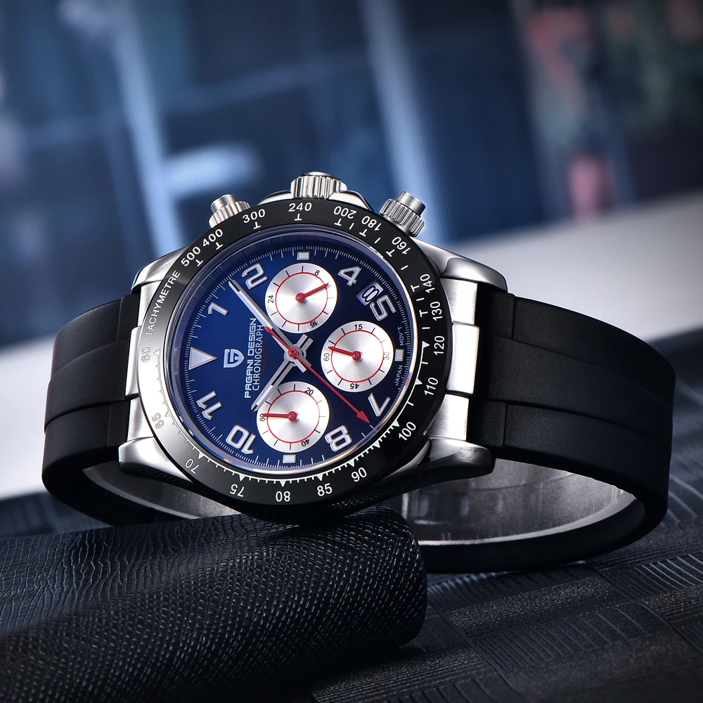 40mm PAGANI DESIGN Top Brand Men's Watches Sports Quartz Wristwatch Sapphire Stainless Steel Waterproof Chronograph Reloj Hombre
40mm PAGANI DESIGN Top Brand Men's Watches Sports Quartz Wristwatch Sapphire Stainless Steel Waterproof Chronograph Reloj Hombre