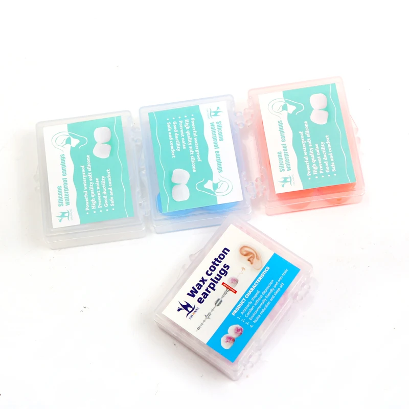 5boxs Anti-noise Ear plugs New Waterproof Silicone Wax cotton Soft Water Sport Earplugs Showering Protective Ear Plugs Swimming
5boxs Anti-noise Ear plugs New Waterproof Silicone Wax cotton Soft Water Sport Earplugs Showering Protective Ear Plugs Swimming