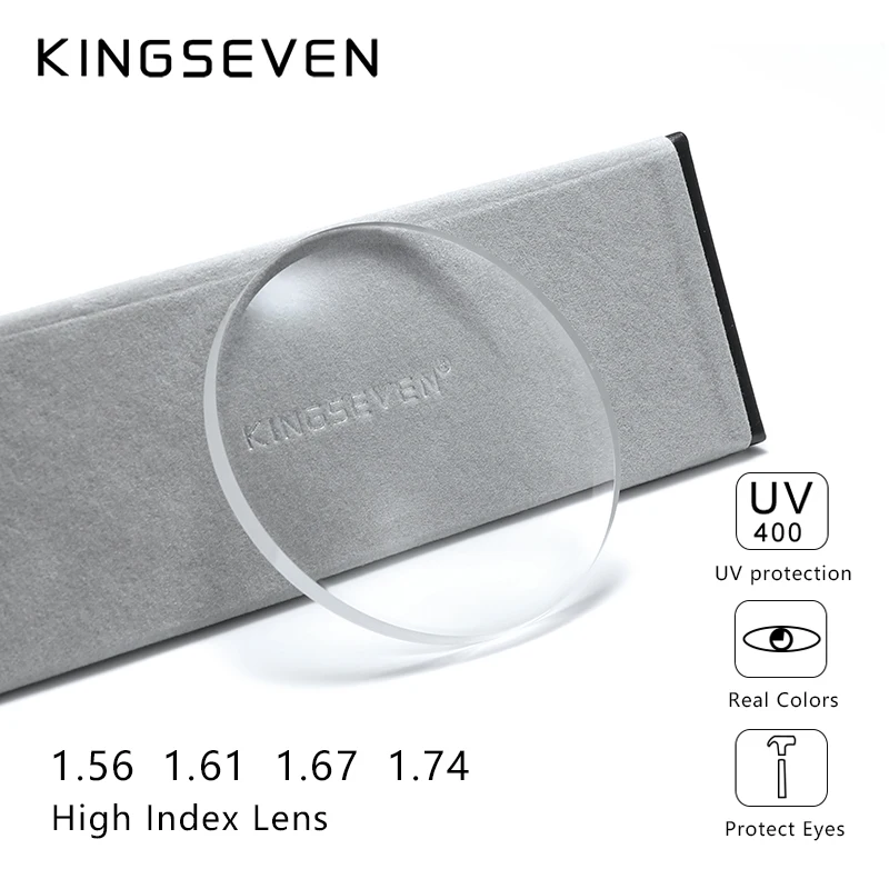 Оптические линзы KINGSEVEN по рецепту для близорукости и пресбиопии 1,56 1,61 1,67 CR-39, асферические линзы для очков из смолы
Оптические линзы KINGSEVEN по рецепту для близорукости и пресбиопии 1,56 1,61 1,67 CR-39, асферические линзы для очков из смолы