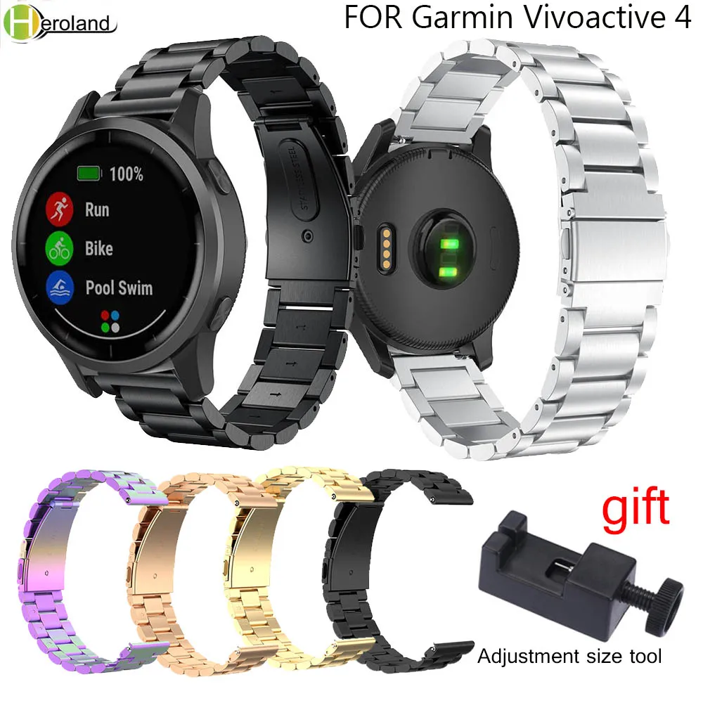 Ремешок для часов Hero Iand 22 мм из нержавеющей стали для Garmin Vivoactive 4 быстросъемный ремешок для часов для Garmin Active Wristband + инструмент
Ремешок для часов Hero Iand 22 мм из нержавеющей стали для Garmin Vivoactive 4 быстросъемный ремешок для часов для Garmin Active Wristband + инструмент