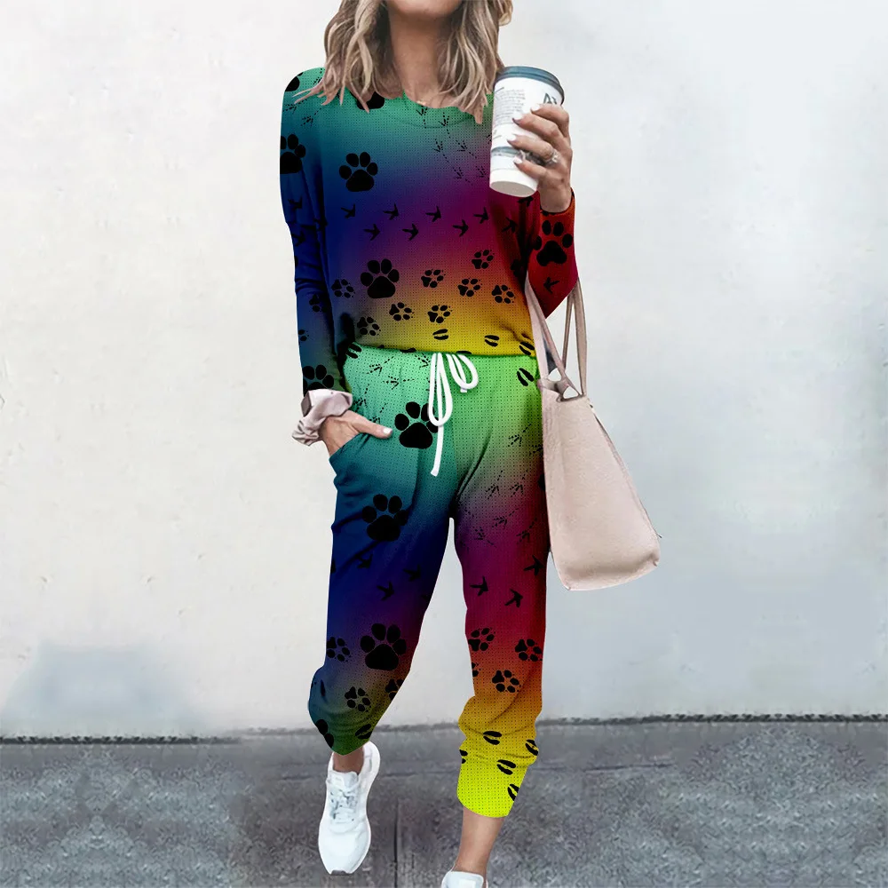 2 Piece Set 2021 Spring Autumn Women Outfits Streetwear Matching Sets Dog Print Women Sweatsuit Ladies Tracksuit Female
2 Piece Set 2021 Spring Autumn Women Outfits Streetwear Matching Sets Dog Print Women Sweatsuit Ladies Tracksuit Female