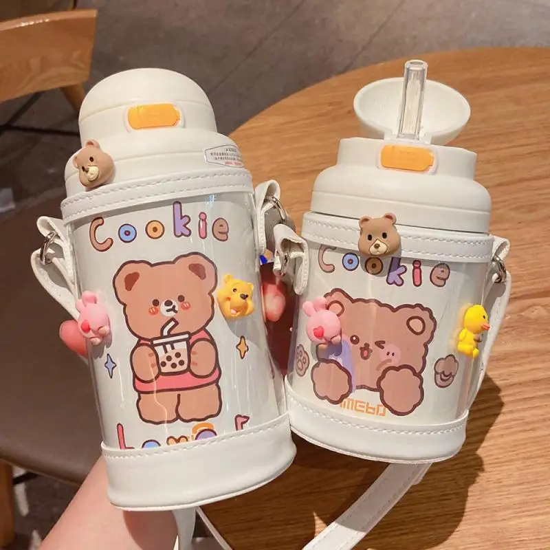 560ml Vacuum Flask Water Bottle Outdoor 304 Stainless Steel Cup With Straw Slung Kids School Thermoses Cup Water Cup Drinkware
560ml Vacuum Flask Water Bottle Outdoor 304 Stainless Steel Cup With Straw Slung Kids School Thermoses Cup Water Cup Drinkware