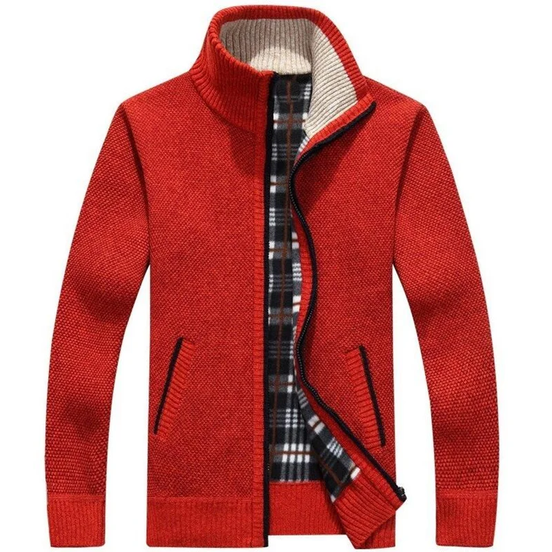 High Quality Men Sweater Cardigan Cotton Cashmere Zip Khaki Black Winter Sweaters Zipper Male Thick Warm Plus Size XXXL 4XL
High Quality Men Sweater Cardigan Cotton Cashmere Zip Khaki Black Winter Sweaters Zipper Male Thick Warm Plus Size XXXL 4XL