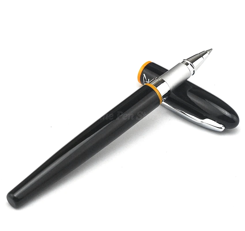 Picasso Pimio 907 Metal Black Roller Ball Pen Yellow Ring Refillable Silver Trim Professional Office Stationery Writing Tool
Picasso Pimio 907 Metal Black Roller Ball Pen Yellow Ring Refillable Silver Trim Professional Office Stationery Writing Tool
