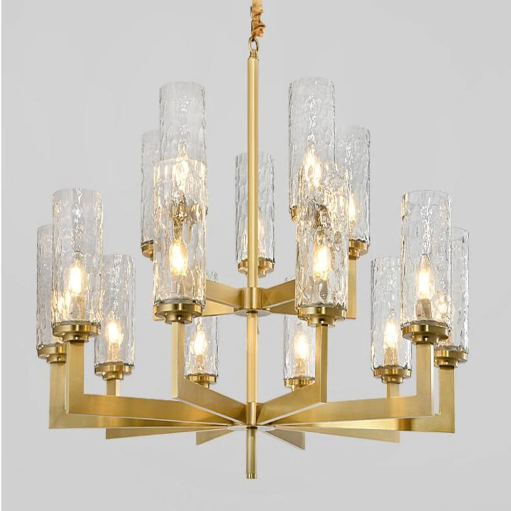 Simple living room chandelier, bedroom lamp, American light luxury all-copper lamps
Simple living room chandelier, bedroom lamp, American light luxury all-copper lamps