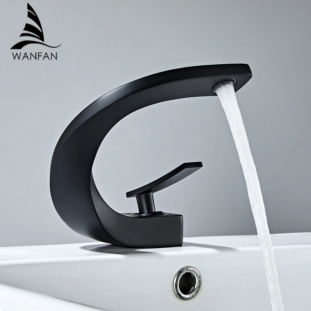 Black Basin Faucets Modern Bathroom Mixer Tap Brass Washbasin Faucet Single Handle Single Hole Elegant Crane For Bathroom 855915
Black Basin Faucets Modern Bathroom Mixer Tap Brass Washbasin Faucet Single Handle Single Hole Elegant Crane For Bathroom 855915