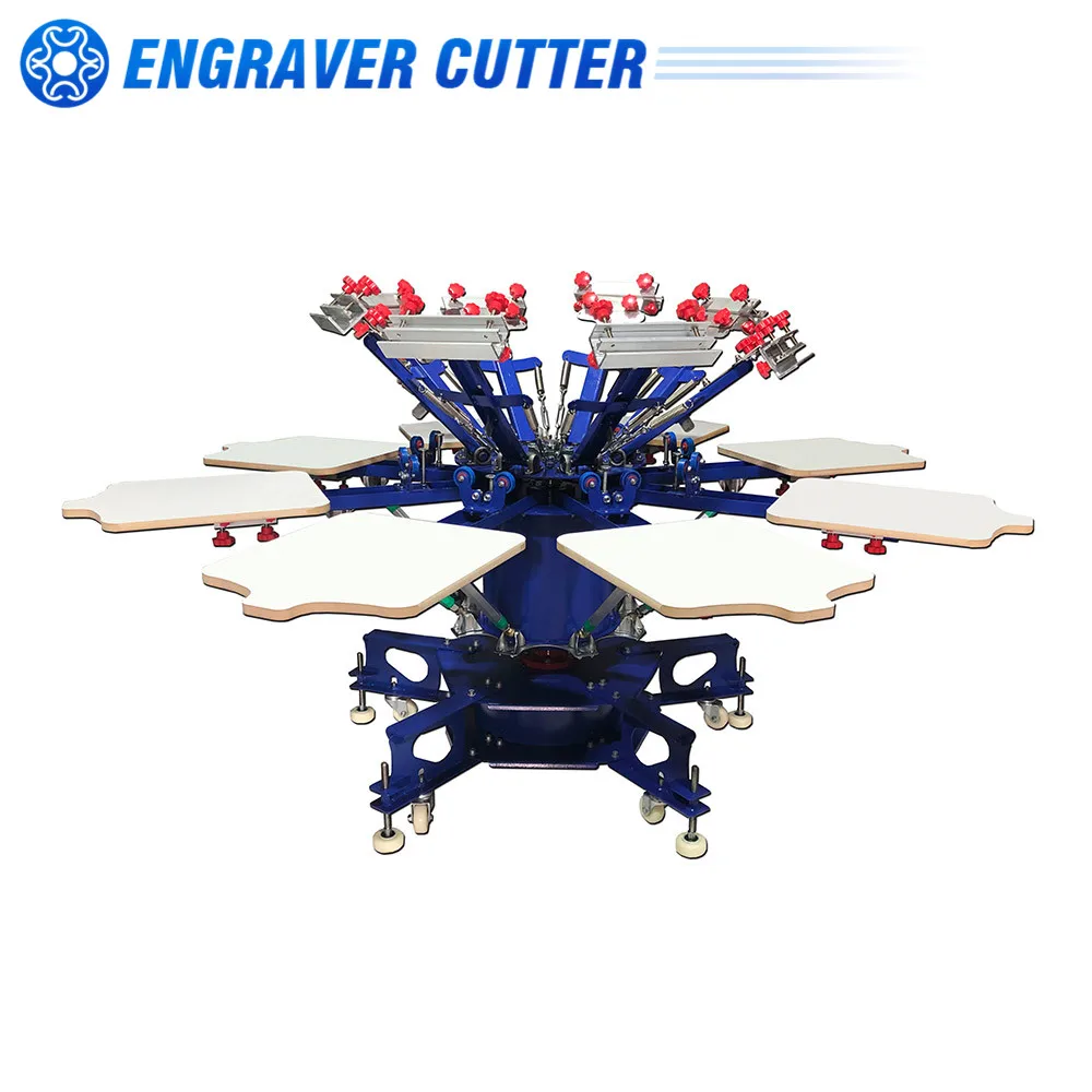 8 Color 8 Station Floor Type Micro-registration Double Wheel Overprinting Screen Printing Press
8 Color 8 Station Floor Type Micro-registration Double Wheel Overprinting Screen Printing Press