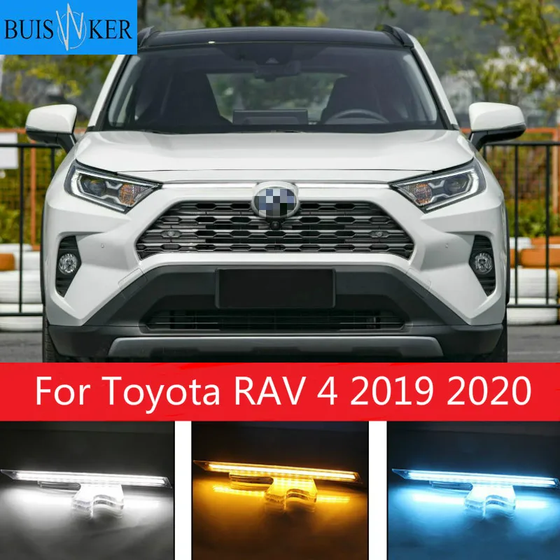 LED Daytime Running Lights for Toyota RAV 4 2019 2020 RAV4 DRL Yellow Turn signal Lamp Waterproof ABS Cover
LED Daytime Running Lights for Toyota RAV 4 2019 2020 RAV4 DRL Yellow Turn signal Lamp Waterproof ABS Cover