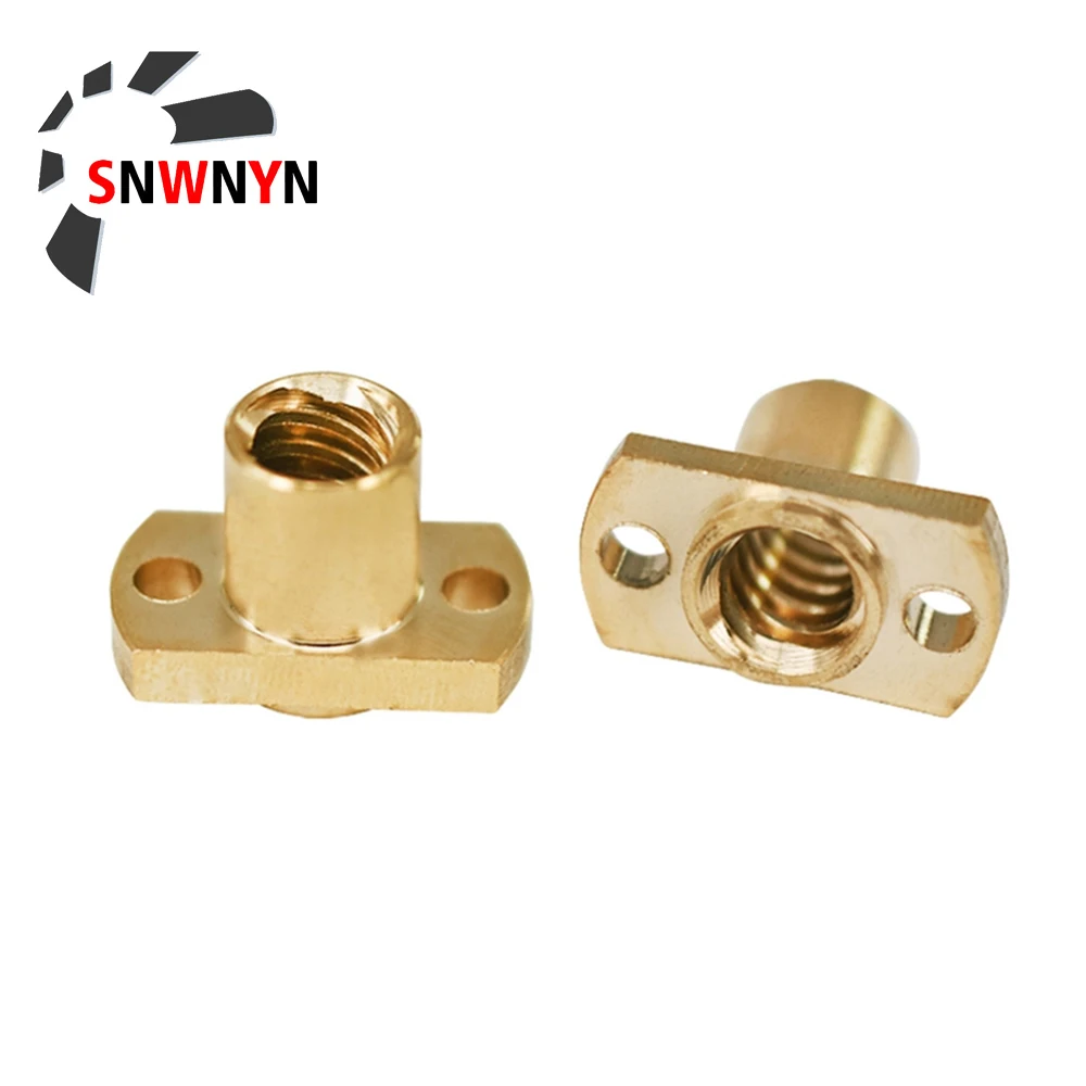 T8 Lead Screw Nut H Flange Brass Nut Pitch 2mm Lead 2mm 4mm 8mm 12mm For T8 Screw Trapezoidal CNC Parts 3D Printer Accessories
T8 Lead Screw Nut H Flange Brass Nut Pitch 2mm Lead 2mm 4mm 8mm 12mm For T8 Screw Trapezoidal CNC Parts 3D Printer Accessories