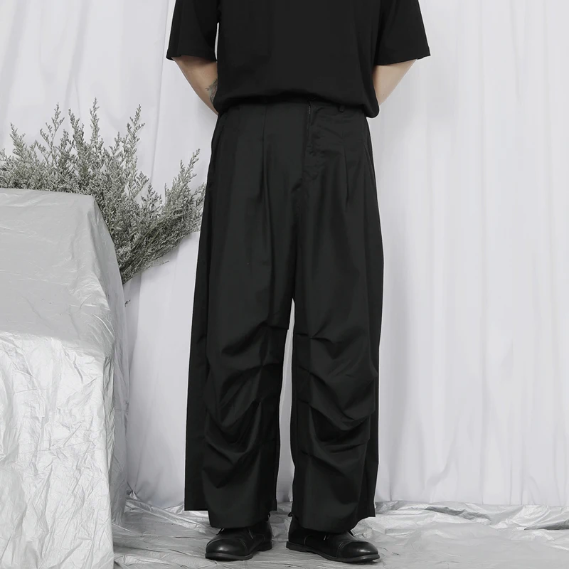 Men's new loose personality simple pleated design wide leg pants classic dark yamamoto loose casual wide leg pants
Men's new loose personality simple pleated design wide leg pants classic dark yamamoto loose casual wide leg pants