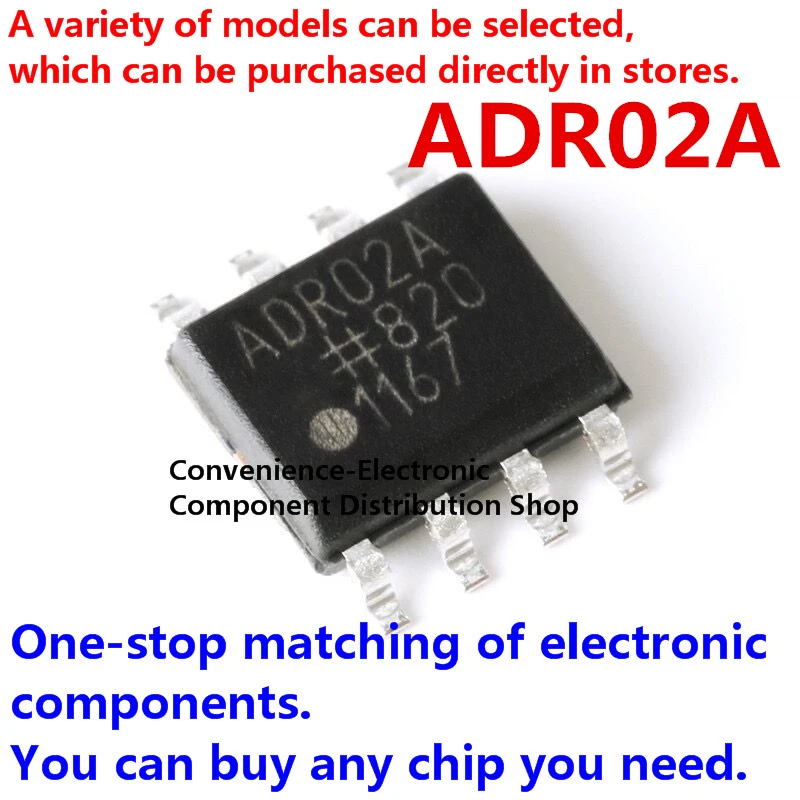 5pcs/pack ADR02ARZ-REEL7 ADR02 ADR02A ADR02ARZ R02ARZ SMD SOIC-8 5.0V precision voltage reference
5pcs/pack ADR02ARZ-REEL7 ADR02 ADR02A ADR02ARZ R02ARZ SMD SOIC-8 5.0V precision voltage reference