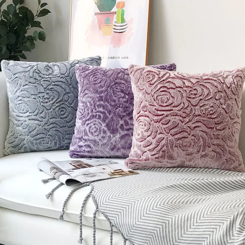 1PC Soft Jacquard Plush Cushion Cover Solid Color Pillow Cases Home Decor Living Room Sofa Decorative Pillowcase 45X45cm
1PC Soft Jacquard Plush Cushion Cover Solid Color Pillow Cases Home Decor Living Room Sofa Decorative Pillowcase 45X45cm