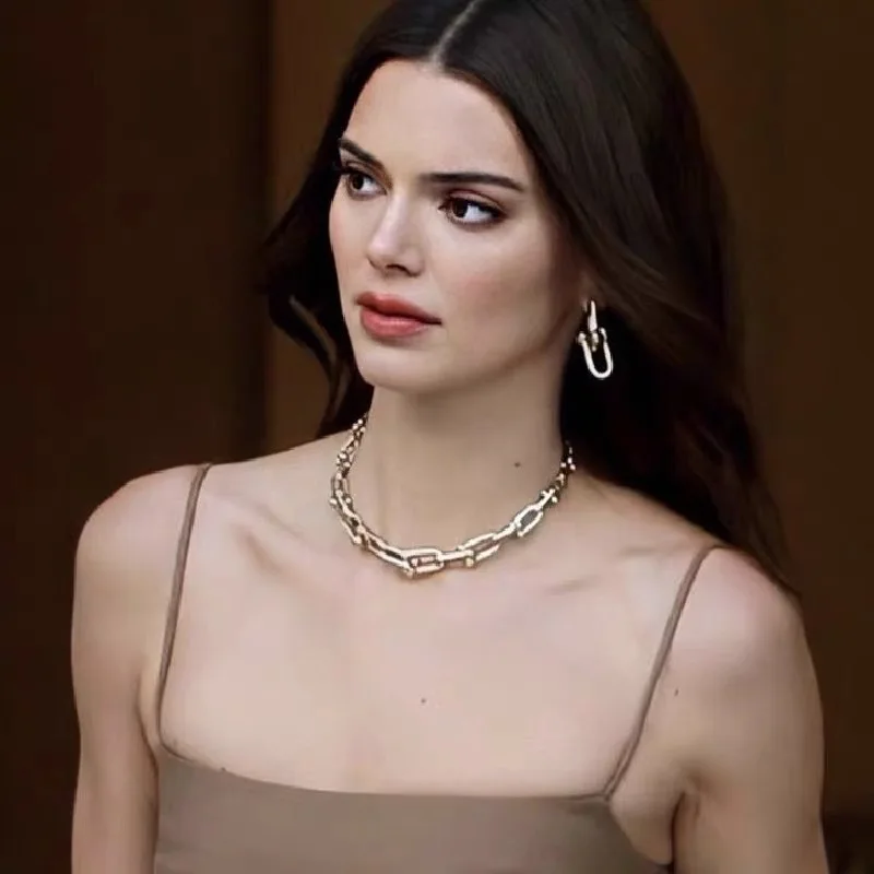 New Hiphop Necklace Vintage Metal Chain Chokers Necklaces for Women U Shape Chain Necklace Punk Jewelry Gothic Colliers 2020
New Hiphop Necklace Vintage Metal Chain Chokers Necklaces for Women U Shape Chain Necklace Punk Jewelry Gothic Colliers 2020