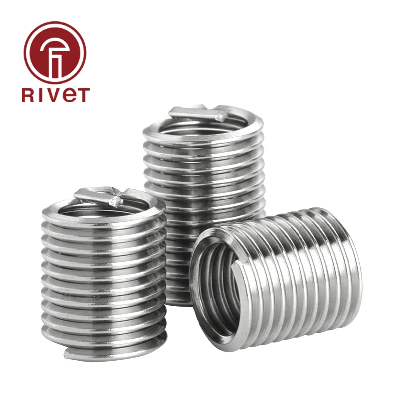 DIN8140 DIN6799 Wire Thread Insert Screw Bushing Wire Screw Sleeve Thread Repair 304 A2-70 Stainless Steel 20/50/100 PCS
DIN8140 DIN6799 Wire Thread Insert Screw Bushing Wire Screw Sleeve Thread Repair 304 A2-70 Stainless Steel 20/50/100 PCS