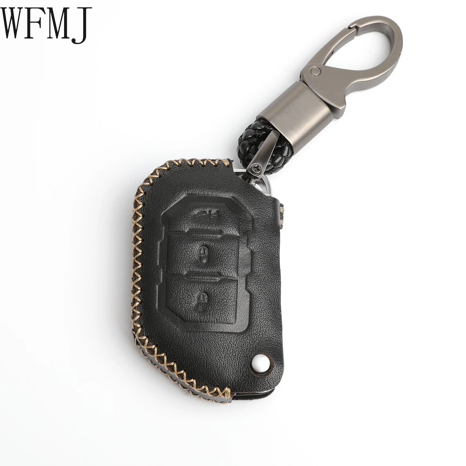 WFMJ Black Leather for 2018 2019 2020 2021 Jeep Wrangler JL Gladiator JT JLU 68292942AA 3 Buttons Flip Key Fob Case Cover Chain
WFMJ Black Leather for 2018 2019 2020 2021 Jeep Wrangler JL Gladiator JT JLU 68292942AA 3 Buttons Flip Key Fob Case Cover Chain