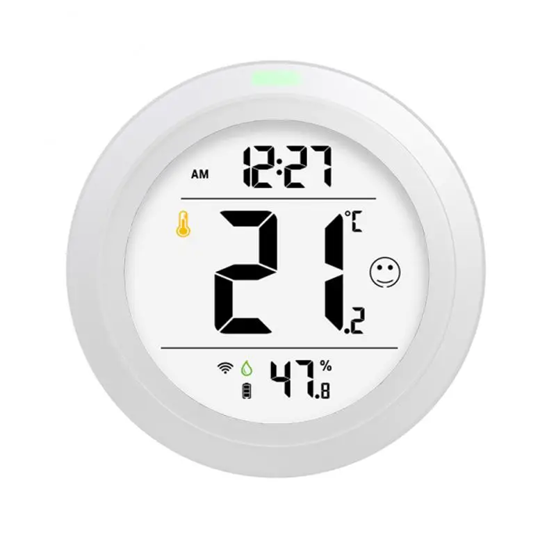 Tuya Smart WIFI Temperature And Humidity Sensor Indoor Hygrometer Thermometer Bluetooth-compatible With Alexa Google Assistant
Tuya Smart WIFI Temperature And Humidity Sensor Indoor Hygrometer Thermometer Bluetooth-compatible With Alexa Google Assistant