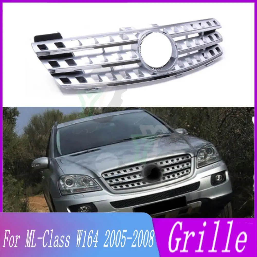 Car Front Bumper Grille Upper racing Grill For Mercedes-Benz ML-Class W164 ML320 ML350 ML550 2005 2006 2007 2008(With Emblem)
Car Front Bumper Grille Upper racing Grill For Mercedes-Benz ML-Class W164 ML320 ML350 ML550 2005 2006 2007 2008(With Emblem)