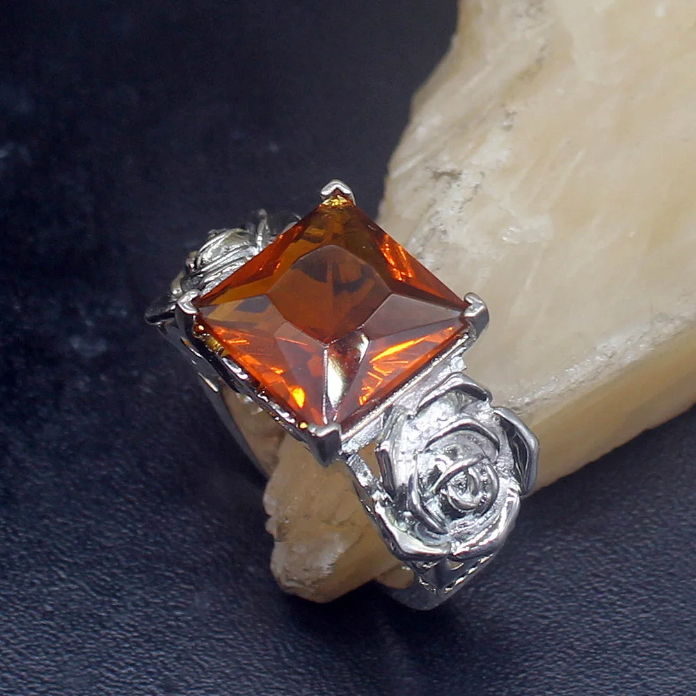 Gemstonefactory Jewelry Big Promotion Single Unique 925 Silver Square Honey Topaz Women Men Gifts Band Rings 8# 20212954
Gemstonefactory Jewelry Big Promotion Single Unique 925 Silver Square Honey Topaz Women Men Gifts Band Rings 8# 20212954