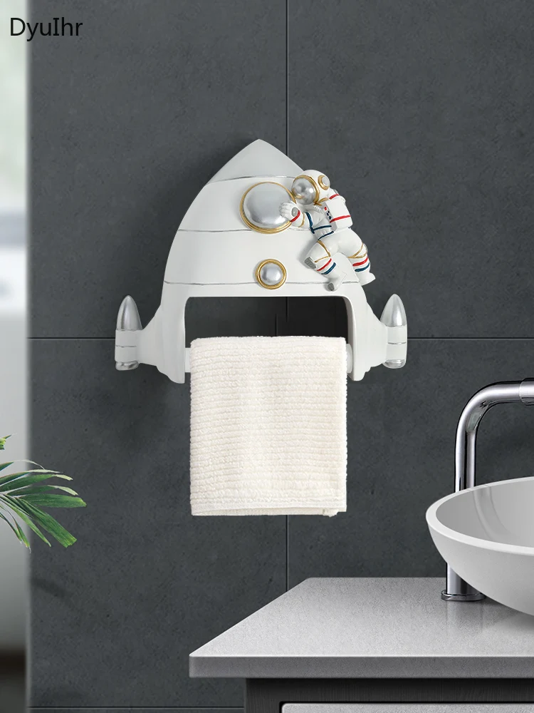 DyuIhr Astronaut Wall-mounted Paper Towel Holder Free Perforated Roll Paper Decoration Home Decor Living Room Roll paper holder
DyuIhr Astronaut Wall-mounted Paper Towel Holder Free Perforated Roll Paper Decoration Home Decor Living Room Roll paper holder