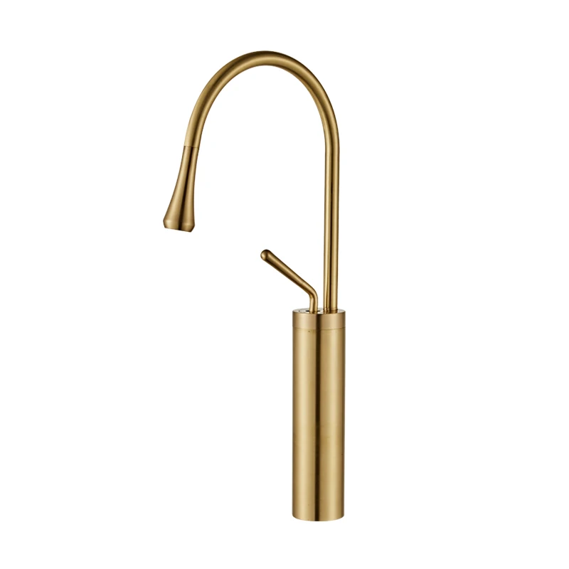 Light Luxury Basin Faucet Copper Brushed Gold Faucet Wash Basin Washbasin Table Basin Faucet
Light Luxury Basin Faucet Copper Brushed Gold Faucet Wash Basin Washbasin Table Basin Faucet