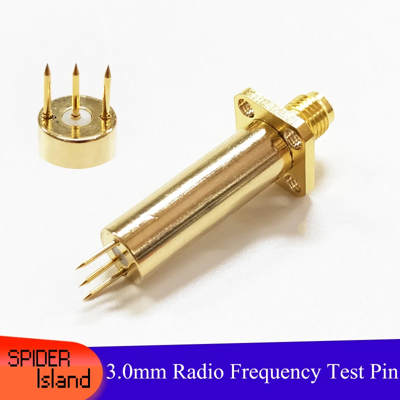 20pcs 3.0 Pitch Radio Frequency 3-pin Tip RF High-frequency 3P Test Head Wifi 5G High-Frequency Signal Board Test Head Tool
20pcs 3.0 Pitch Radio Frequency 3-pin Tip RF High-frequency 3P Test Head Wifi 5G High-Frequency Signal Board Test Head Tool
