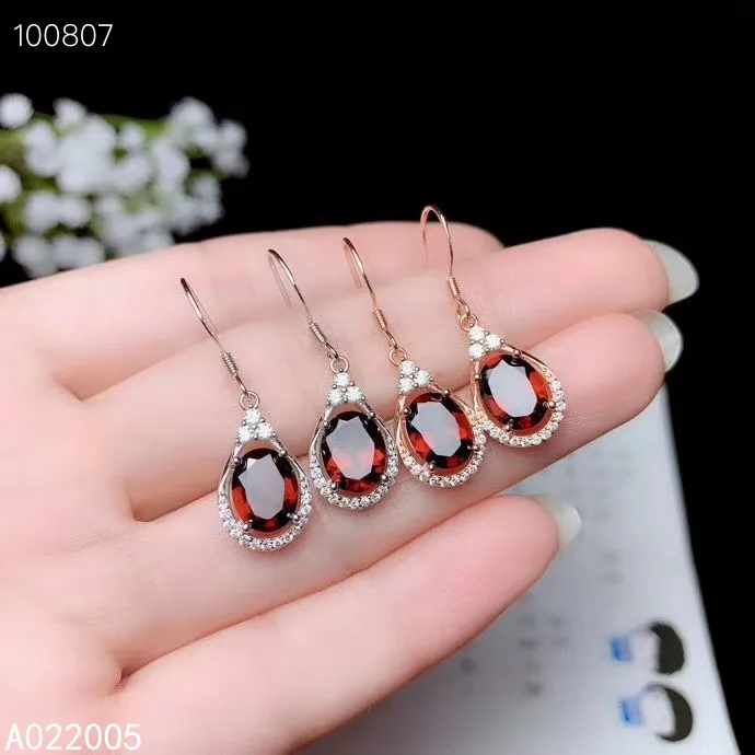 KJJEAXCMY Fine Jewelry 925 sterling silver inlaid natural gemstone garnet female earrings Eardrop trendy support test
KJJEAXCMY Fine Jewelry 925 sterling silver inlaid natural gemstone garnet female earrings Eardrop trendy support test