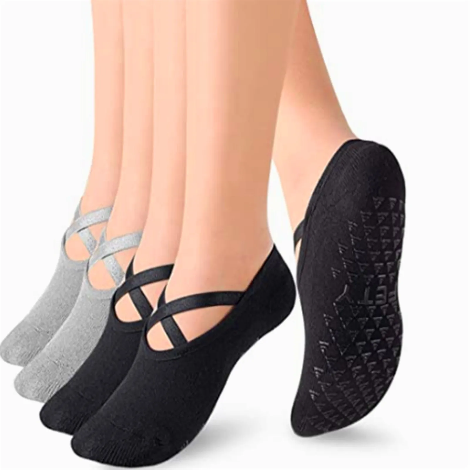 2Pcs Anti-Slip Cotton Yoga Socks for Women Anti-Slippery Bandage Breathable Fitness Ballet Dance Socks Casual Girl's Sports Sock
2Pcs Anti-Slip Cotton Yoga Socks for Women Anti-Slippery Bandage Breathable Fitness Ballet Dance Socks Casual Girl's Sports Sock