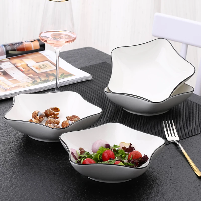 Nordic Style Ceramic Plate Vegetable Plate Household Plate Dinner Plate Creative Fruit Plate Square Dessert Plate Heart Plate
Nordic Style Ceramic Plate Vegetable Plate Household Plate Dinner Plate Creative Fruit Plate Square Dessert Plate Heart Plate