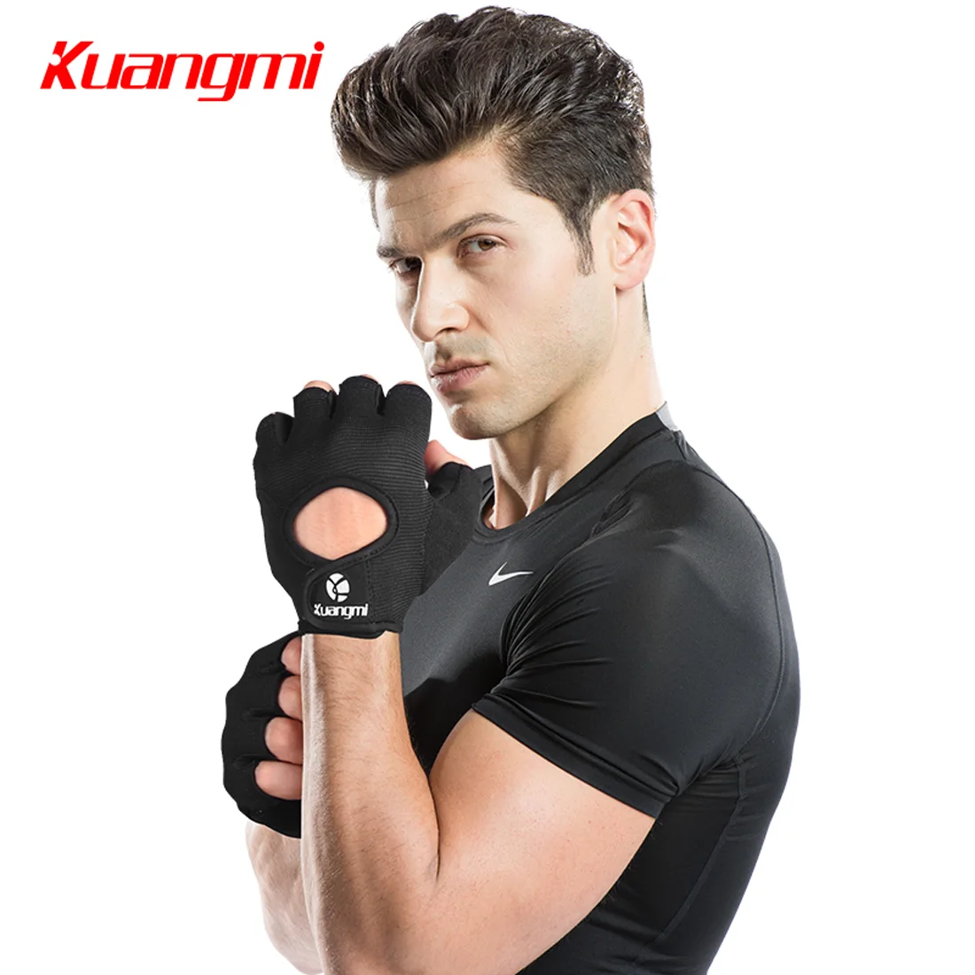 Kuangmi Half Finger Fitness Gloves Gym Glove Breathable Anti-slip Fabric Weightlifting Sports Dumbbell Training Gloves Men Women
Kuangmi Half Finger Fitness Gloves Gym Glove Breathable Anti-slip Fabric Weightlifting Sports Dumbbell Training Gloves Men Women