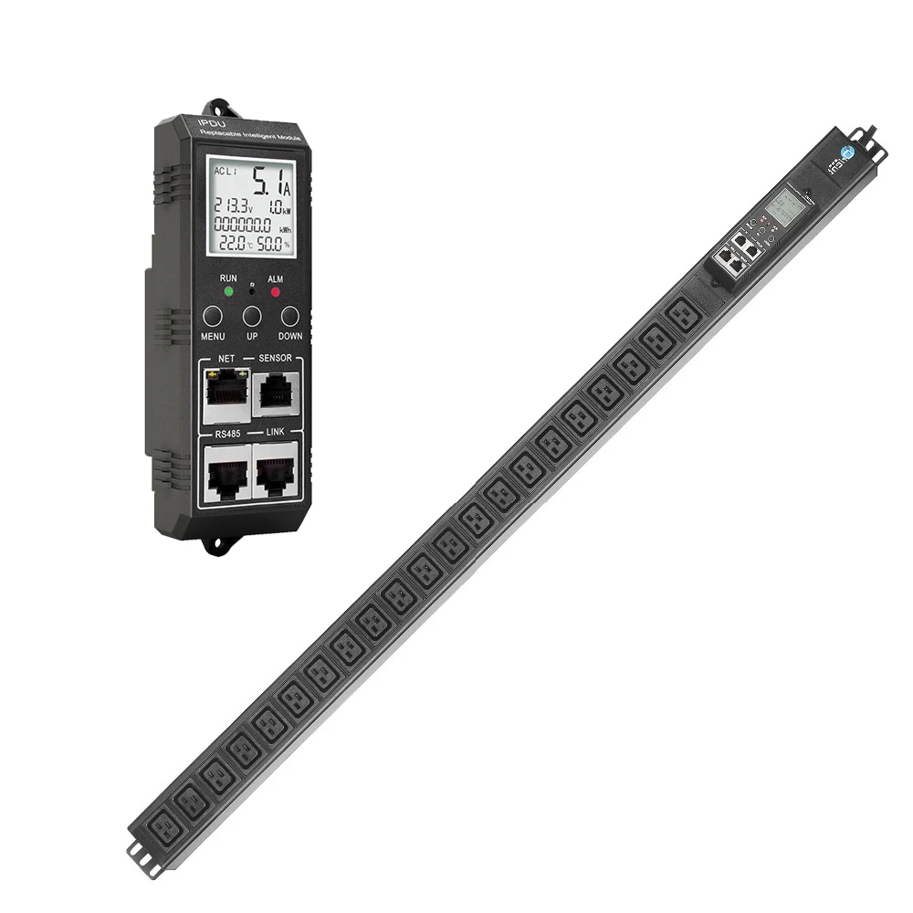 Vertical Rackmount IP Remote Control 32A C13 C19 Outlet Monitor Clever PDU For Network Cabinet
Vertical Rackmount IP Remote Control 32A C13 C19 Outlet Monitor Clever PDU For Network Cabinet
