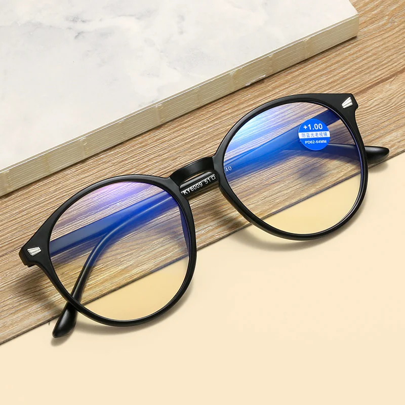 Unisex Anti Blue Ray Reading Glasses Women Vintage Round Frame Prescription Glasses Men Computer Presbyopia Eyewear Female UV400
Unisex Anti Blue Ray Reading Glasses Women Vintage Round Frame Prescription Glasses Men Computer Presbyopia Eyewear Female UV400