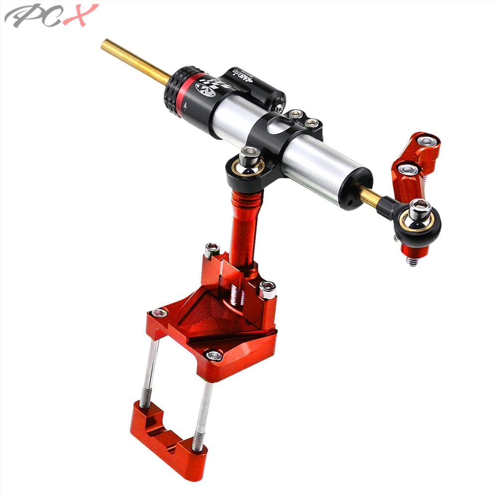 CNC Steering Damper Stabilizer and Titanium Bracket Mounting for Kawasaki Ninja 300 NINJA300 EX300 2013-2017 2014 2015
CNC Steering Damper Stabilizer and Titanium Bracket Mounting for Kawasaki Ninja 300 NINJA300 EX300 2013-2017 2014 2015