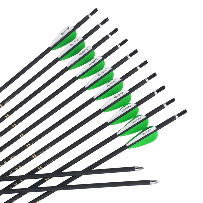 32 Inches Mixed Carbon Arrow Diameter 6mm Spine 800 with Aluminum Pin Nock for Recurve Bow Archery Hunting Shooting
32 Inches Mixed Carbon Arrow Diameter 6mm Spine 800 with Aluminum Pin Nock for Recurve Bow Archery Hunting Shooting