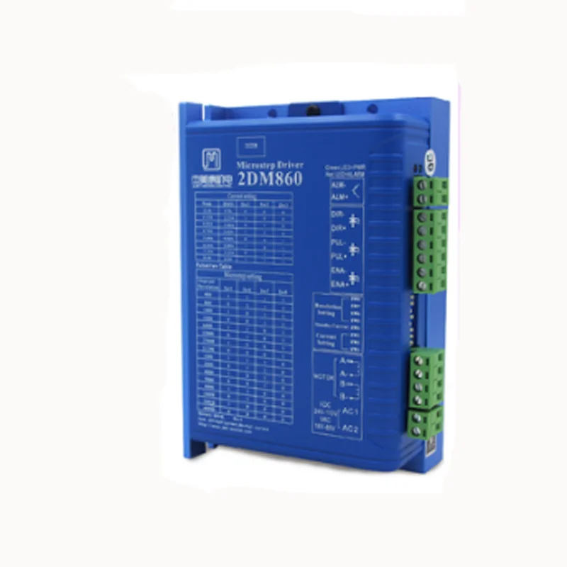 86 two-phase stepper motor driver 2DM860 engraving machine mask machine motor AC and DC controller
86 two-phase stepper motor driver 2DM860 engraving machine mask machine motor AC and DC controller