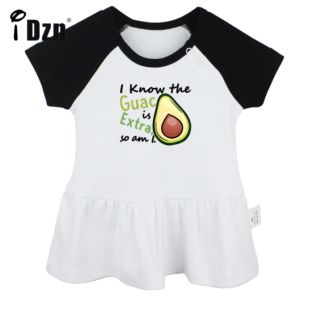 iDzn Summer I Know the Guac Is Extra Baby Girls Cute Short Sleeve Dress Infant Funny Pleated Dress Soft Cotton Dresses Clothes
iDzn Summer I Know the Guac Is Extra Baby Girls Cute Short Sleeve Dress Infant Funny Pleated Dress Soft Cotton Dresses Clothes