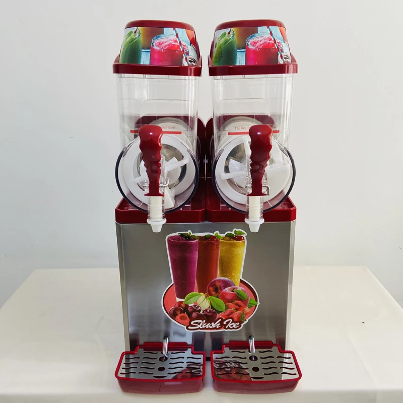 Две чаши коммерческой машины для дайвири с красивым внешним видом Маргарита Снежная машина Фабрика
Две чаши коммерческой машины для дайвири с красивым внешним видом Маргарита Снежная машина Фабрика