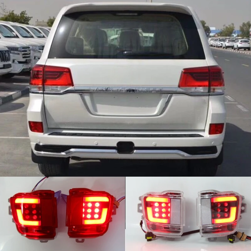 2PCS For Toyota Land Cruiser 200 FJ200 LC200 2016-2019 2020 Accessories LED Rear Tail Fog Lamp Rear bumper light replacement
2PCS For Toyota Land Cruiser 200 FJ200 LC200 2016-2019 2020 Accessories LED Rear Tail Fog Lamp Rear bumper light replacement