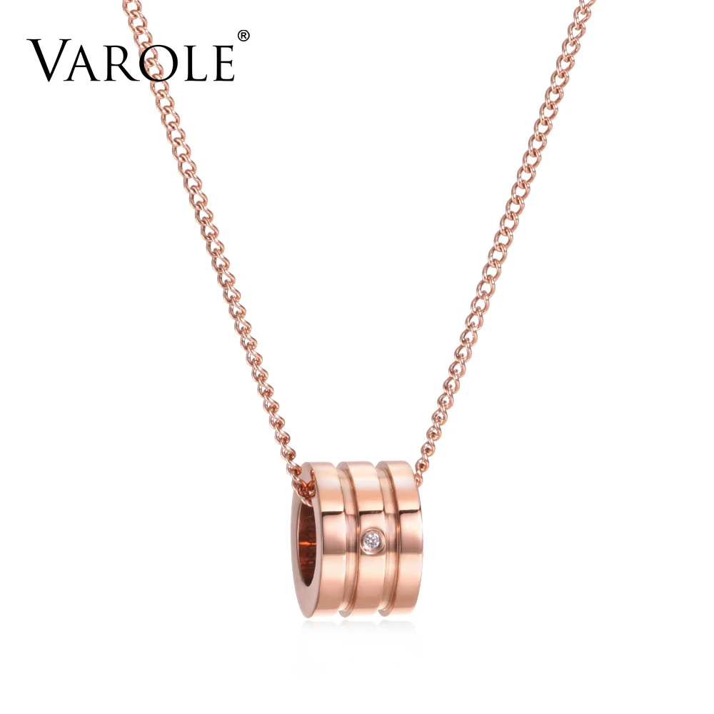 VAROLE Round Tube Necklaces Pendants Necklace Stainless Steel Rose Gold Color Choker Necklace For Women Jewelry Kolye Collier
VAROLE Round Tube Necklaces Pendants Necklace Stainless Steel Rose Gold Color Choker Necklace For Women Jewelry Kolye Collier