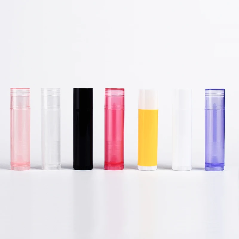100pcs* 5g lip balm container plastic lipstick tube Empty 5ml black white pink lip balm tube Refillable cosmetic container
100pcs* 5g lip balm container plastic lipstick tube Empty 5ml black white pink lip balm tube Refillable cosmetic container