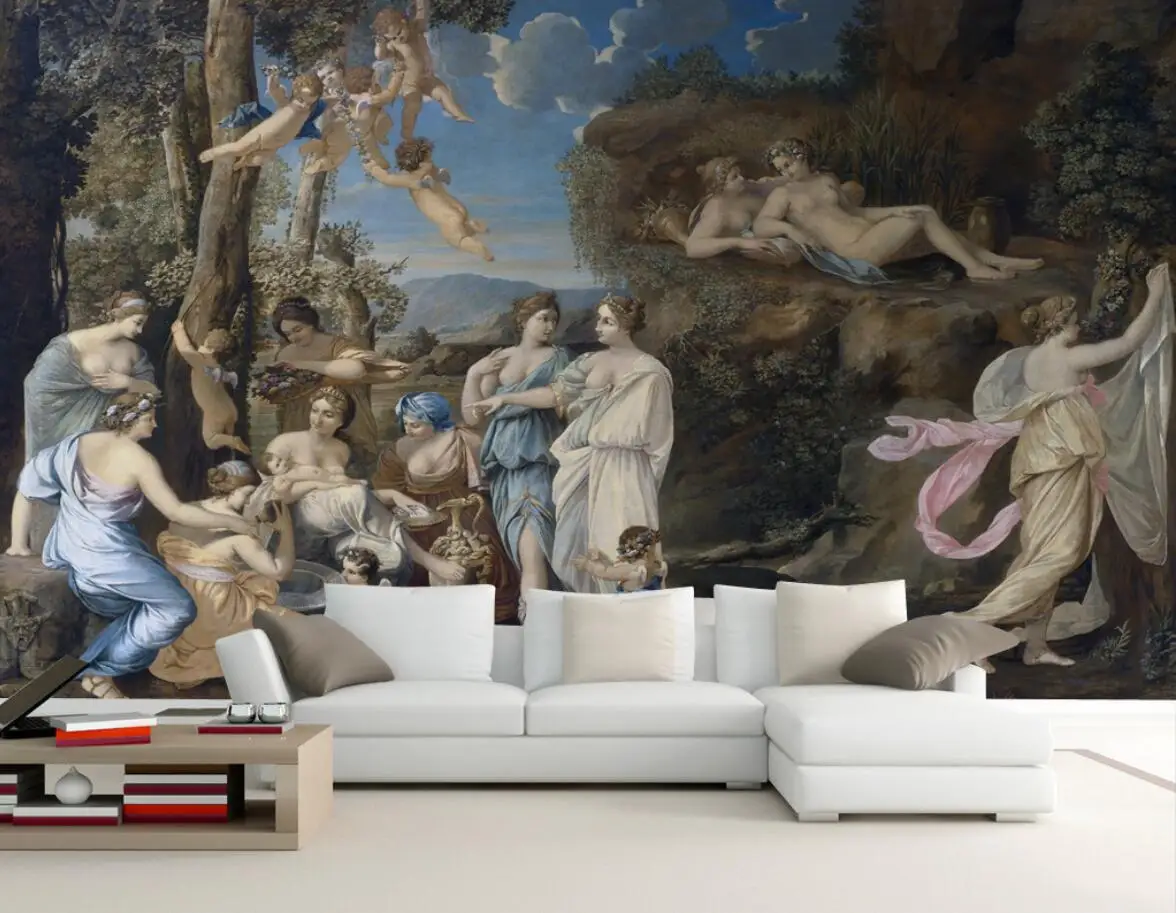 Custom mural Greek mythology wallpapers for living room TV background figure art oil painting landscape 3D wall paper Stickers
Custom mural Greek mythology wallpapers for living room TV background figure art oil painting landscape 3D wall paper Stickers