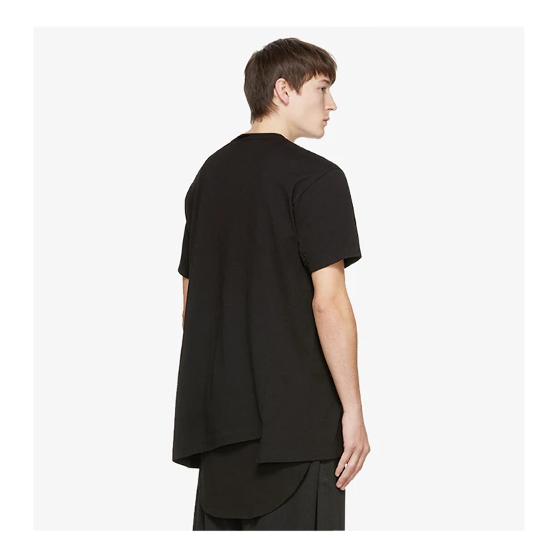 Men's Short Sleeve T Shirt Summer New Round Collar Solid Color Irregular Asymmetric Design Youth Fashion Trend Versatile T Shirt
Men's Short Sleeve T Shirt Summer New Round Collar Solid Color Irregular Asymmetric Design Youth Fashion Trend Versatile T Shirt