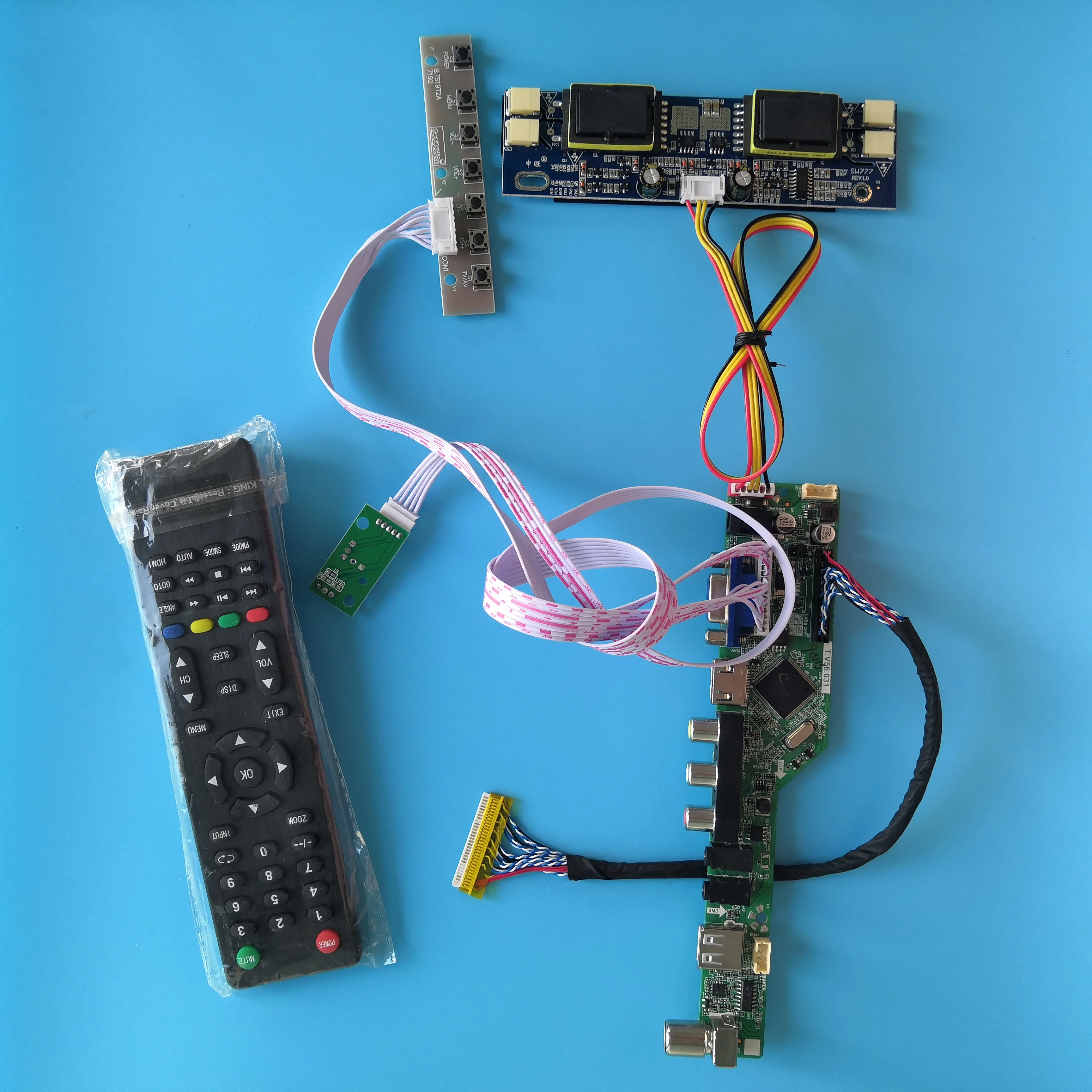 for HSD190ME13-A03 4 lamps Resolution 1280X1024 19" Digital Signal kit LCD AV TV card Controller Board Interface USB 30pin
for HSD190ME13-A03 4 lamps Resolution 1280X1024 19" Digital Signal kit LCD AV TV card Controller Board Interface USB 30pin
