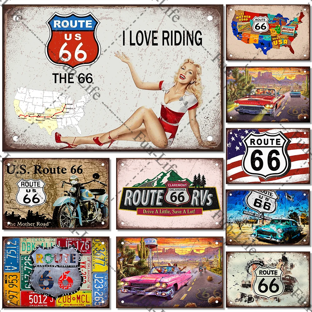 Винтажные металлические пластины Route 66, табличка, домашний декор для стен, барные знаки, табличка для мужчин, пещера, паб, клуб
Винтажные металлические пластины Route 66, табличка, домашний декор для стен, барные знаки, табличка для мужчин, пещера, паб, клуб