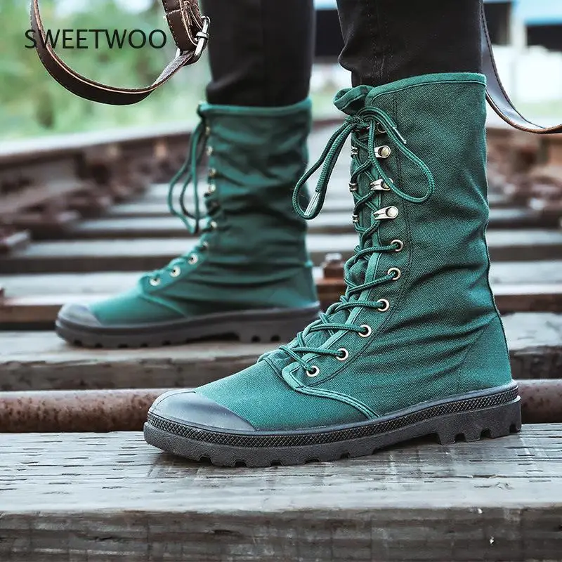 2021 new men's fashion casual daily all-match classic canvas high-top round toe front lace-up comfortable outdoor hiking boots
2021 new men's fashion casual daily all-match classic canvas high-top round toe front lace-up comfortable outdoor hiking boots