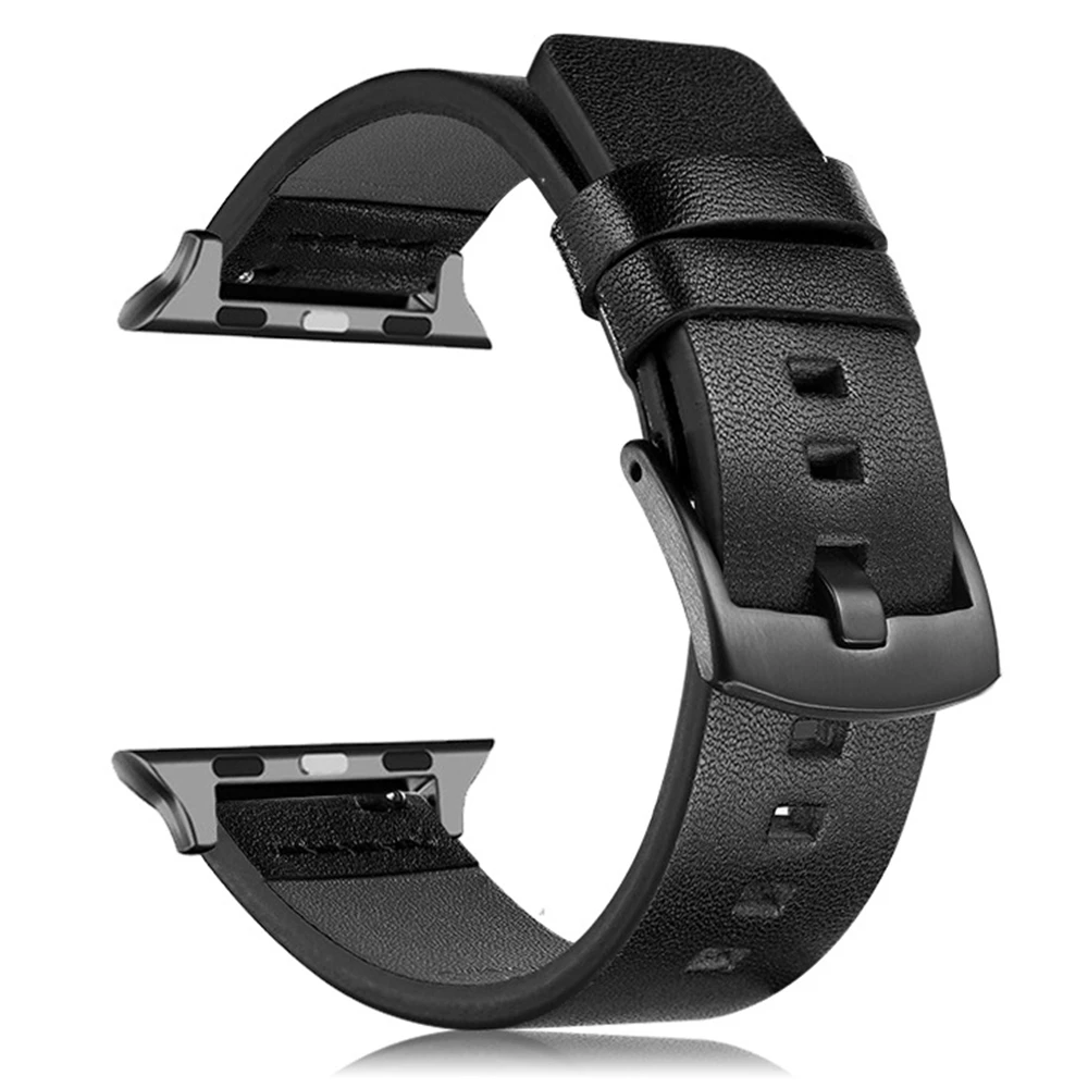 Leather straps replacement for iWatch strap 44mm 42mm Bracelet for apple watch 5 band 38 40mm Armband Series 4 3 horlogebandjes
Leather straps replacement for iWatch strap 44mm 42mm Bracelet for apple watch 5 band 38 40mm Armband Series 4 3 horlogebandjes