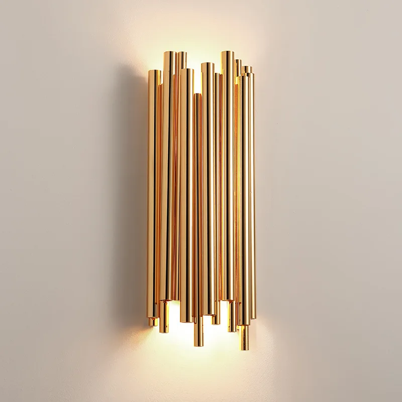 Modern Gold Led Wall Light Metal Tube Wall Sconce Light Fixtures Bedroom Bedside Wall Lamp Bathroom Kitchen Aisle Home Art Decor
Modern Gold Led Wall Light Metal Tube Wall Sconce Light Fixtures Bedroom Bedside Wall Lamp Bathroom Kitchen Aisle Home Art Decor