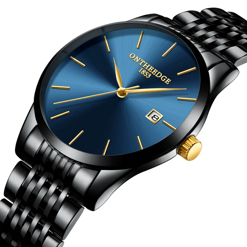 Ultra thin men's fine steel band quartz watch calendar waterproof wrist watch men
Ultra thin men's fine steel band quartz watch calendar waterproof wrist watch men
