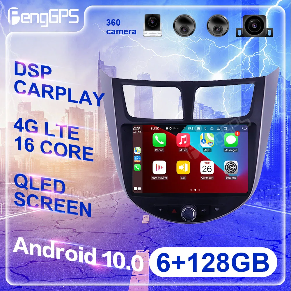 128G Android 11 For Hyundai Solaris 1 2010-2016 Car Auto Radio Stereo Multimedia Player Navigation Carplay GPS No 2din Head Unit
128G Android 11 For Hyundai Solaris 1 2010-2016 Car Auto Radio Stereo Multimedia Player Navigation Carplay GPS No 2din Head Unit